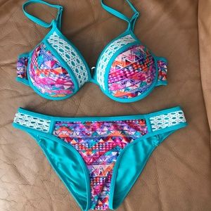 TiniBikini Patterned Bikini Set